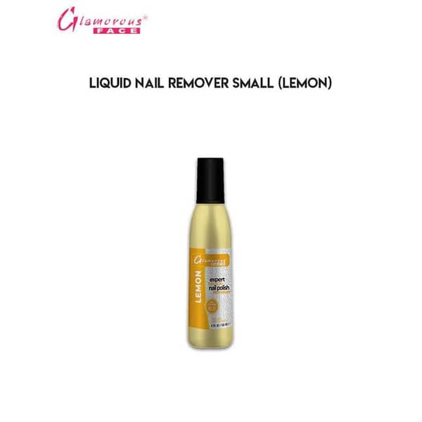 GLAMOROUS FACE Expert Touch Liquid Nail Polish Remover 75ml - Lemon Scent