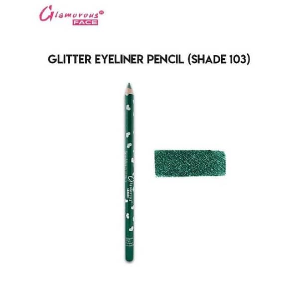 Glamorous Face Glitter Pencil for Lips and Eyes (Model 103) - Dual-Use with Smooth Texture and Long-Lasting Finish