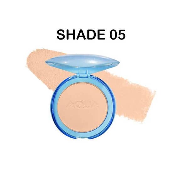 Aqua Color Line Two Way Cake Powder with SPF 35 for Oil Control - Natural White (Shade 05)