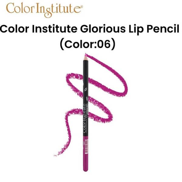 Color Institute Glorious Lip Pencil in Shade 06 for Precise Application and Defined Lips