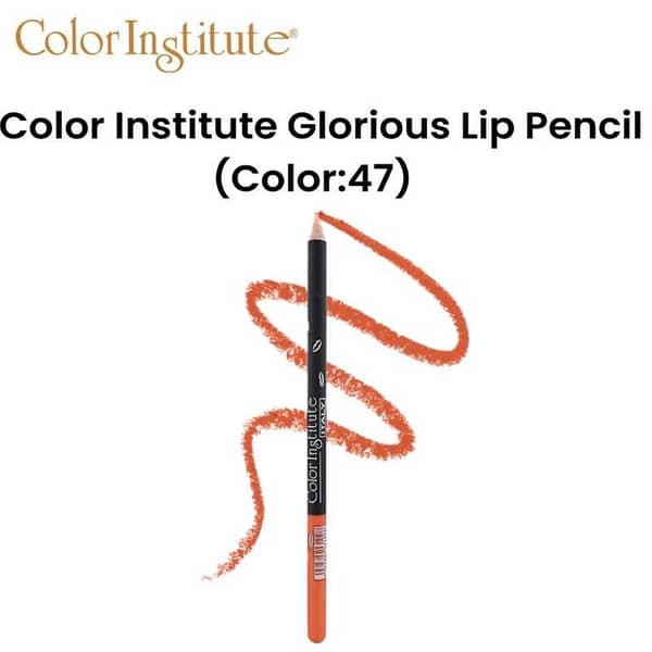 Color Institute Glorious Lip Pencil in Shade 47 for Precise Application and Bold Lips