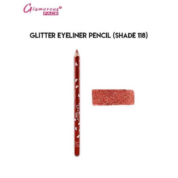 Glamorous Face Glitter Lip and Eye Pencil (118) for Versatile Makeup Looks
