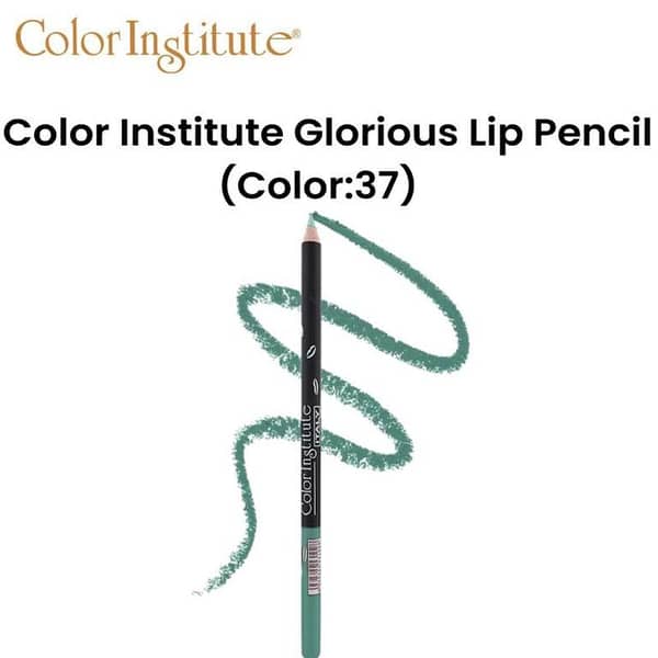 Color Institute Lip Pencil - Glorious (Shade 37) for Precise Application and Long-lasting Wear