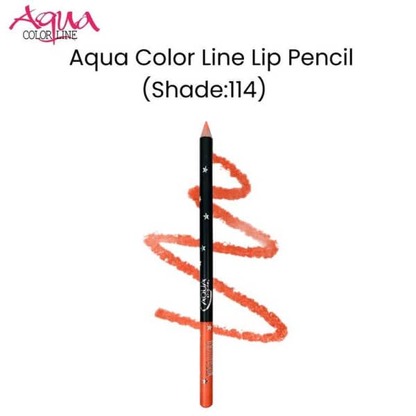 Aqua Color Line Lip Pencil (Shade:114)