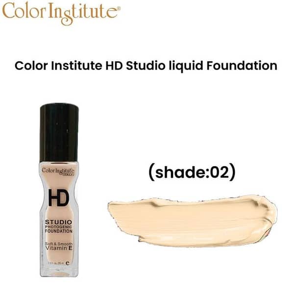 Color Institute HD Studio Liquid Foundation in Shade 02