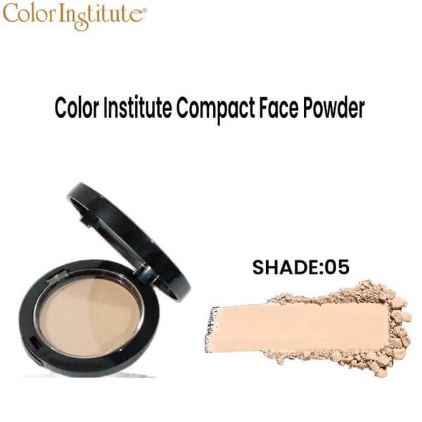 Color Institute Compact Face Powder in Shade 05 for Oil Control and Matte Finish
