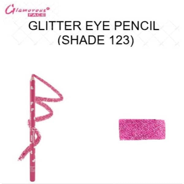 Glamorous Face Glitter Lip & Eye Pencil (123)