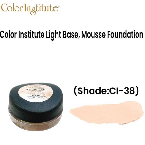 Color Institute Mousse Foundation Light Base (CI-38 Shade)