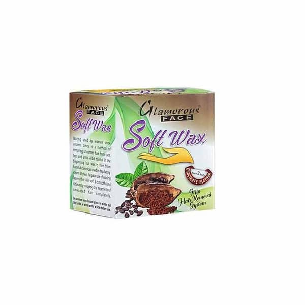 Glamorous Face Soft Wax 125 gm (Chocolate)