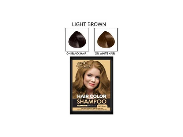 Glamorous Face Spa Line Hair Color Shampoo 30ml in Light Brown
