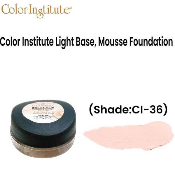 Color Institute Mousse Foundation Light Base in Shade CI-36