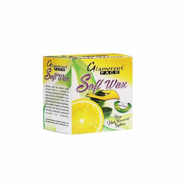Glamorous Face Soft Wax 125 gm (Lemon)