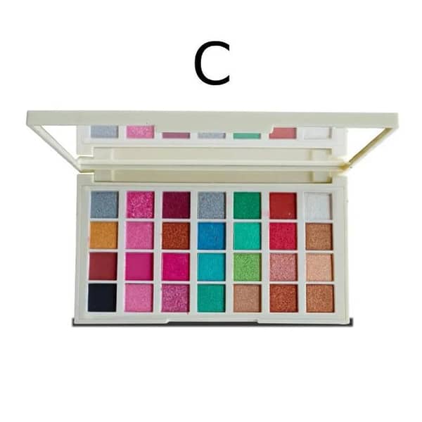 Glamorous Face 28-Color Makhmali and Matte Eyeshadow Palette for Versatile Makeup Looks