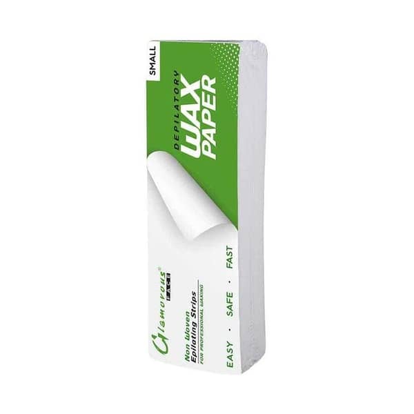 Glamorous Depilatory Wax Paper for Face (Small Size) - 50 Sheets