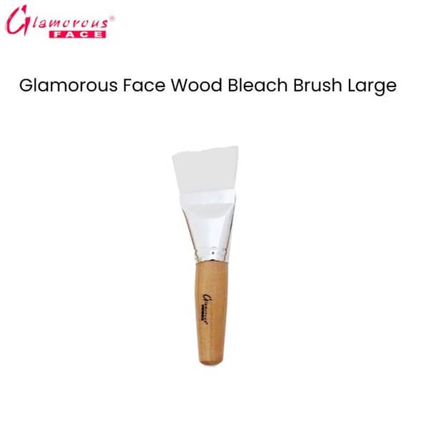 Glamorous Face Large Wooden Bleach Brush for Professional Use