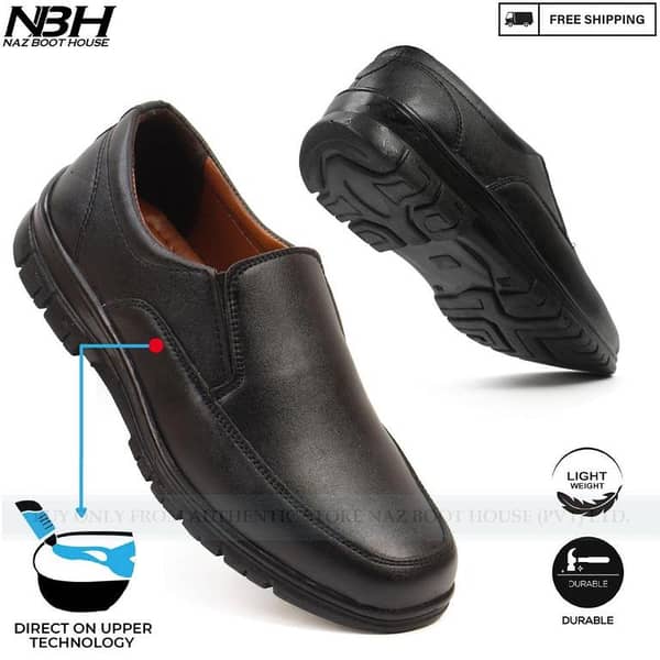 Shoes For Men Leather - Non Slip Formal Shoes For Men - Shoes Formal For Kamez Shalwar - Office Shoes For Boys - Perfect Gift For Boys