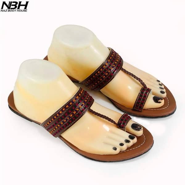 NBH Slippers For Women - Kolapuri Chappal For Women - Flat Slippers For Woman - Ladies Chappal - Daily Use Chappal For Girls - Comfortable House Slipper - Chappal For Women - Sandals For Girls - Sleepers For Girls - Perfect Gifts For Girls