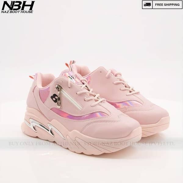 NBH Shoes For Girls - Stylish Thick Soul Sneakers For Girls - Ladies Shoes - Comfortable Lightweight Shoes For Women - Party Wear And Casual Joggers For Girls - Women's Shoes - Sneakers For Women - Best Gift For Girls