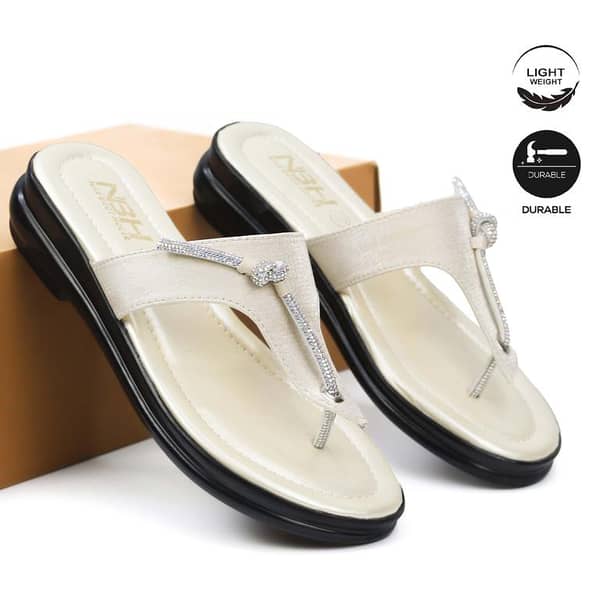NBH Women’s shoes - Slippers For Women - Double Strap And Comfortable Slippers - Women's Toe Slipper - Ladies Chappal - Comfortable, Durable And Lightweight - House Slippers.