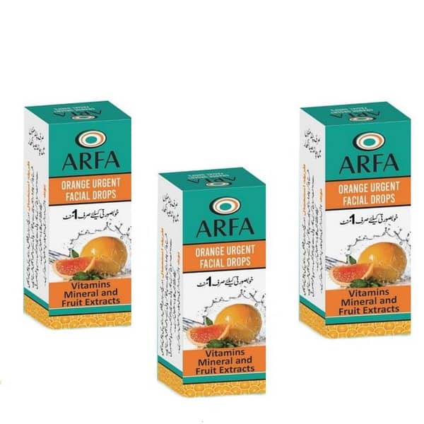 Arfa Cousmetics urgent facial drops Pack of 3
