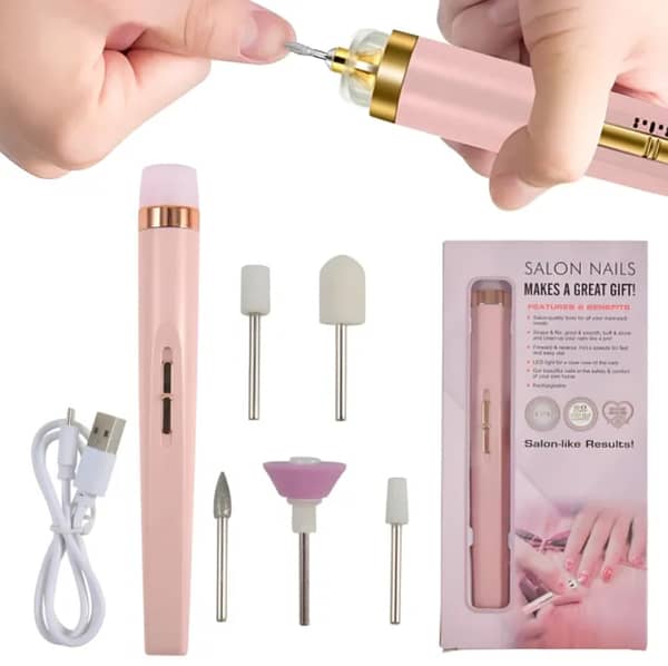 Rechargeable Professional Manicure Nail Machine Set Pedicure Drill Set Ceramic Nail File Mini Electric Nail Polishing Machine