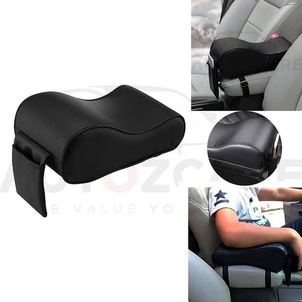 Universal Car Armrest Pad with Integrated Phone Holder