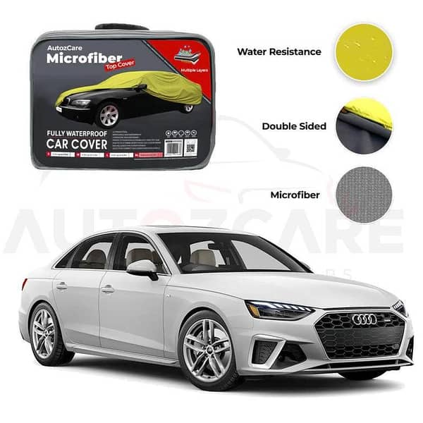 Audi A4 Microfiber Car Cover, Waterproof - Fits 2017 to 2025 Models