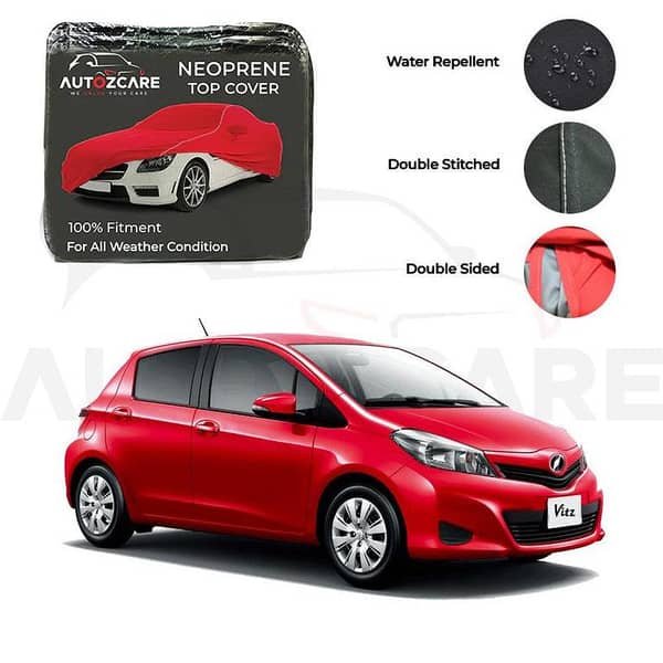 Toyota Vitz Neoprene Waterproof Car Cover for Models 2005-2011
