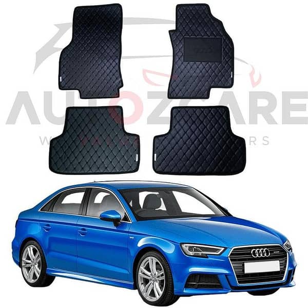Audi A3 7D Floor Mat ( Flat Style ) 4PCS - Model 2012-2020