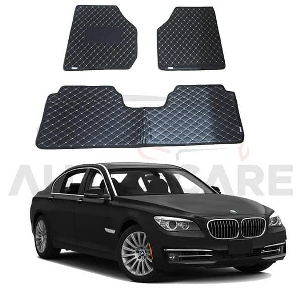 BMW 7 Series 7D Floor Mat ( Flat Style ) 5Pcs - Model 2009-2015