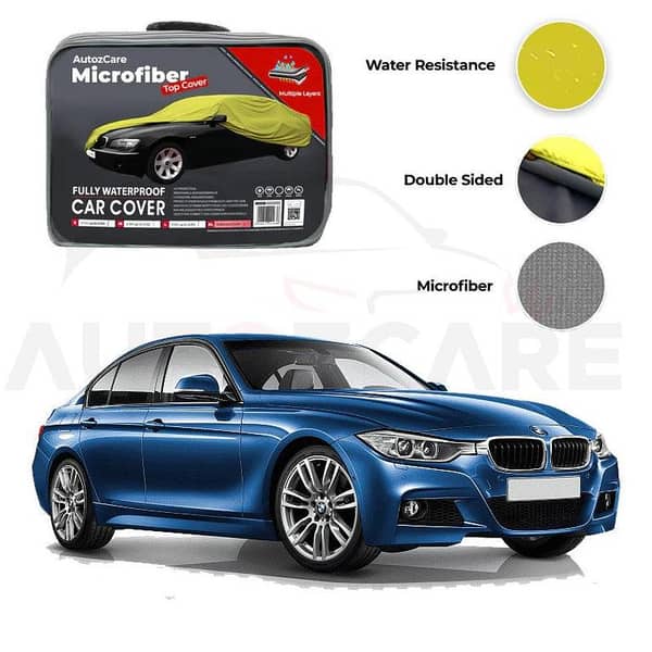 Microfiber Car Top Cover for BMW 3 Series (Model Years 2012-2018)