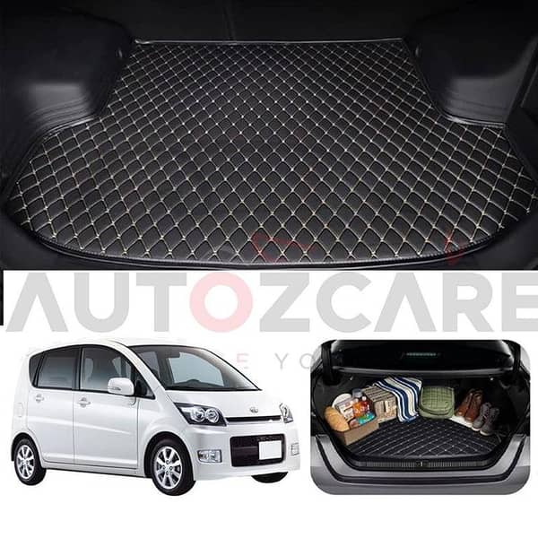 Daihatsu Move 7D Custom Car Trunk Mat - Model 2006-2010