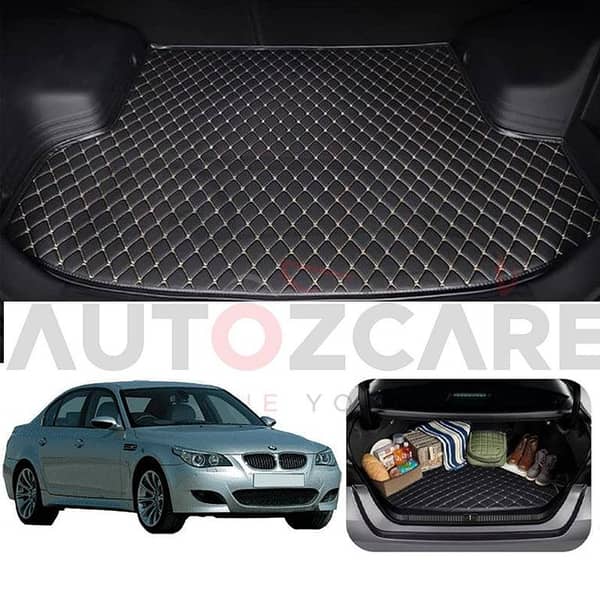 BMW 5 Series 7D Custom Car Trunk Mat - Model 2003-2010