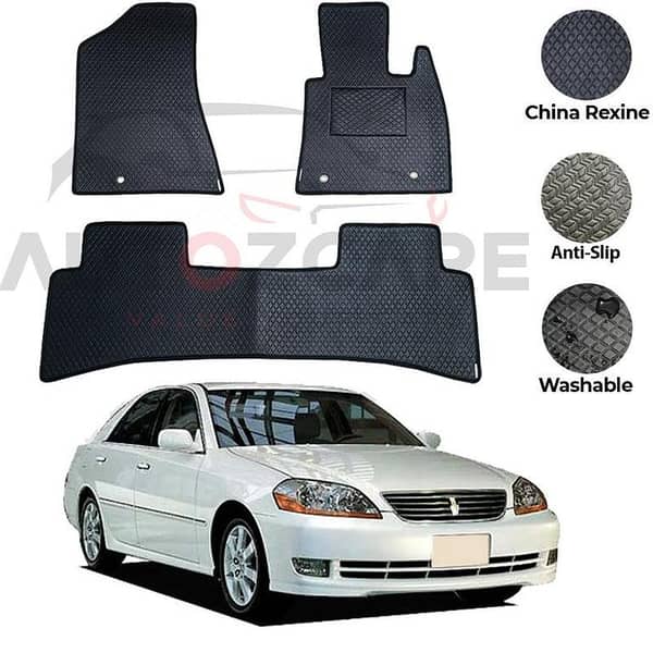 Toyota Mark 11 China Rexine Floor Mat 3PCS - Model 1996-2000