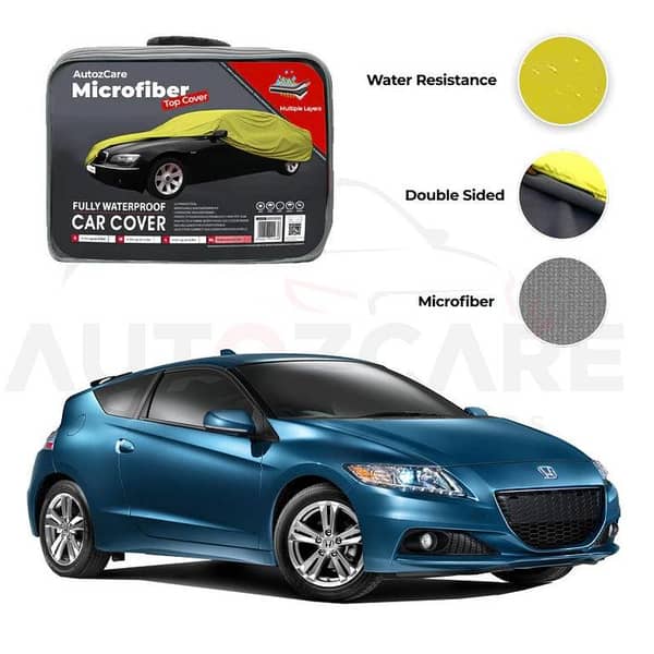Honda CR-Z Microfiber Car Cover for Sports Hybrid (2010-2018) - Waterproof and Weather-Resistant Protection