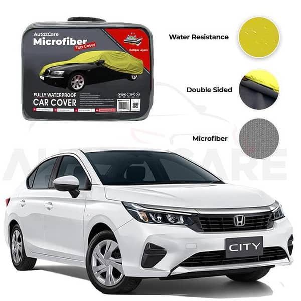 Honda City Microfiber Car Cover for 2022-2025 Models - Waterproof and Weather-Resistant