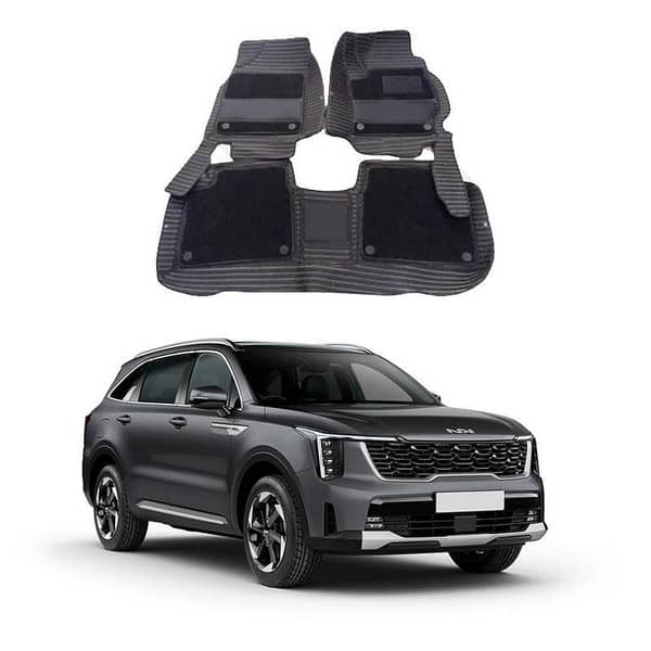 Kia Sorento 10D 5-Piece Floor Mat Set for 2021-2025 Models
