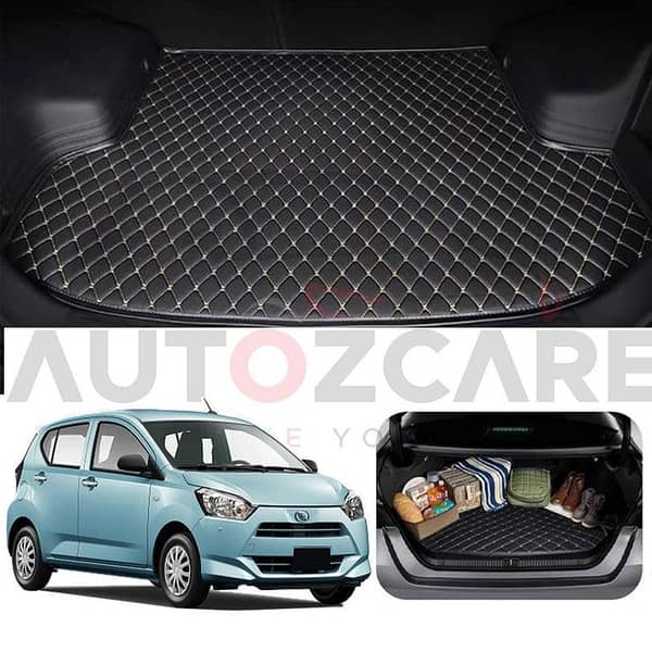 Daihatsu Mira 7D Custom Trunk Mat for Models 2018-2025