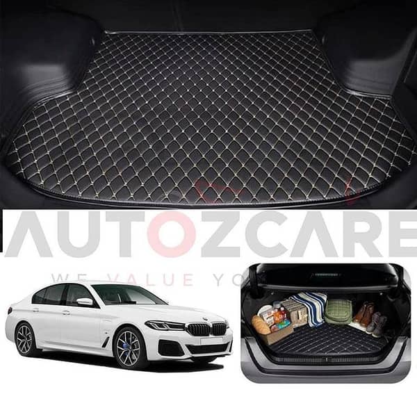 BMW 523i 7D Custom Car Trunk Mat - Model 2003-2017