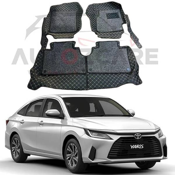 Toyota Yaris 9D Custom Floor Mat - Model 2020-2025