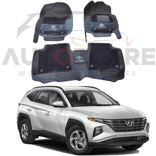 Hyundai Tucson 10D Floor Mats for Model Years 2020 to 2025