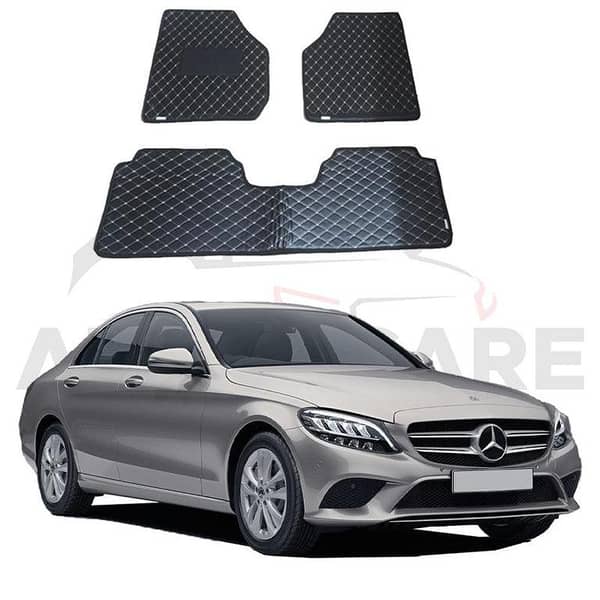 Mercedes C200 7D Floor Mat ( Flat Style ) 5PCS - Model 2015-2021