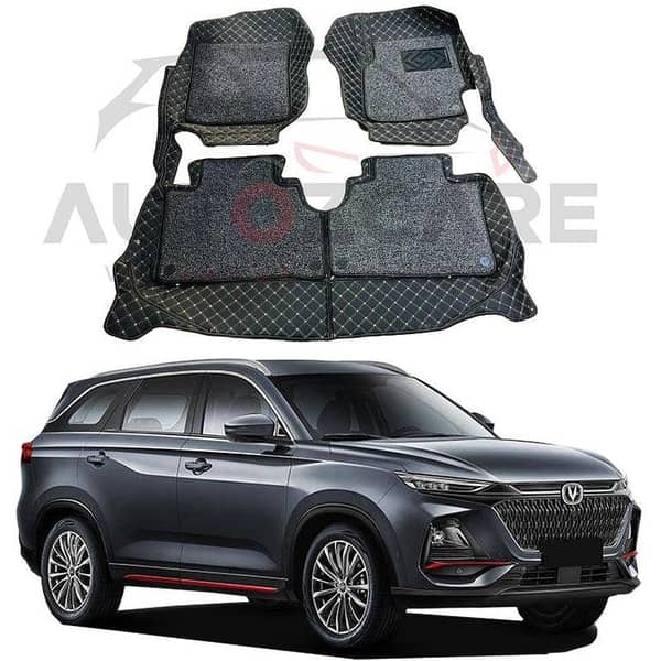 Changan Oshan X7 9D Floor Mats for Model Years 2022-2025