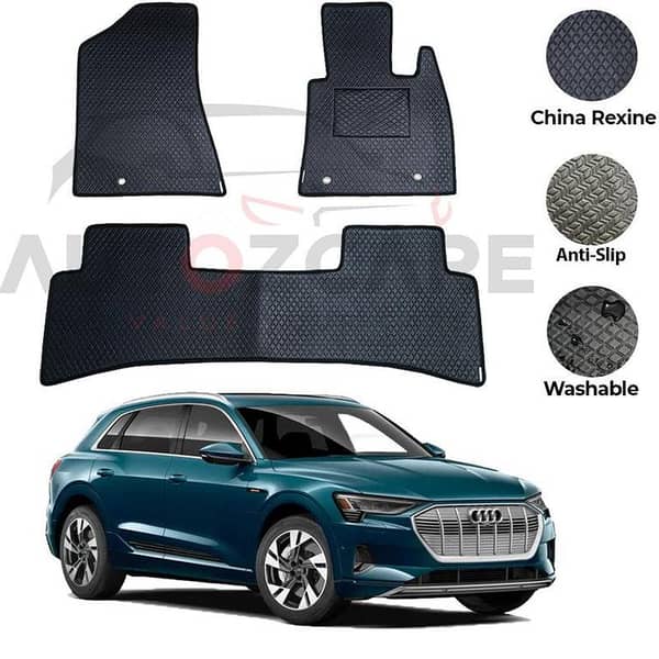 Audi E-Tron China Rexine Floor Mat 4PCS - Model 2020-2025