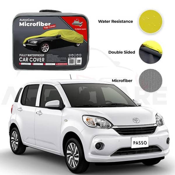 Toyota Passo Microfiber Car Cover for 2017-2025 Models - Waterproof and Custom Fit