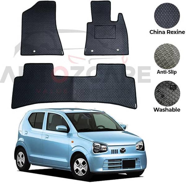Mazda Carol 2014-2018 Floor Mats Set - 3-Piece China Rexine