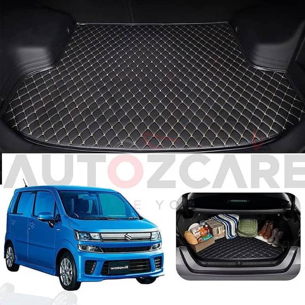 Suzuki Wagon R Japanese 7D Custom Car Trunk Mat - Model 2018-2025
