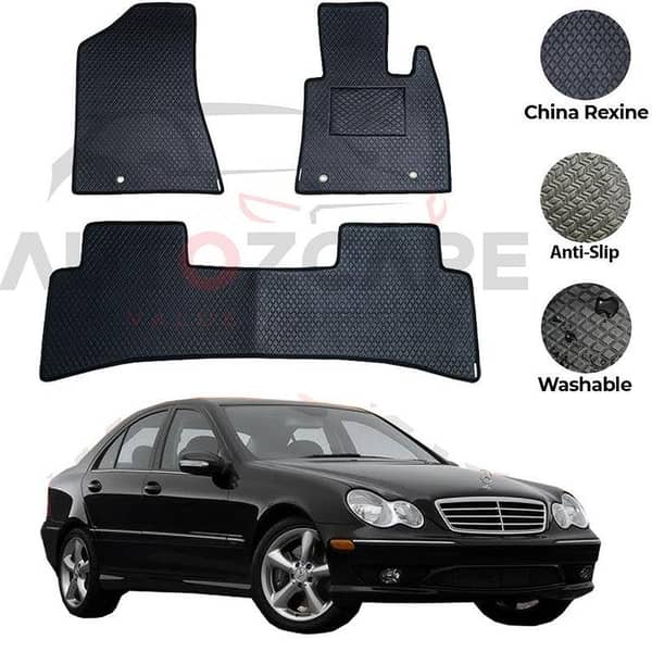 Mercedes C200 Floor Mats Set (5 Pieces) - Rexine for 2001-2007 Models in China