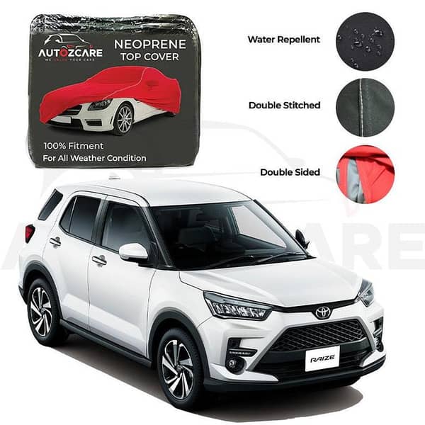 Toyota Raize Neoprene Car Top Cover for Models 2019-2025