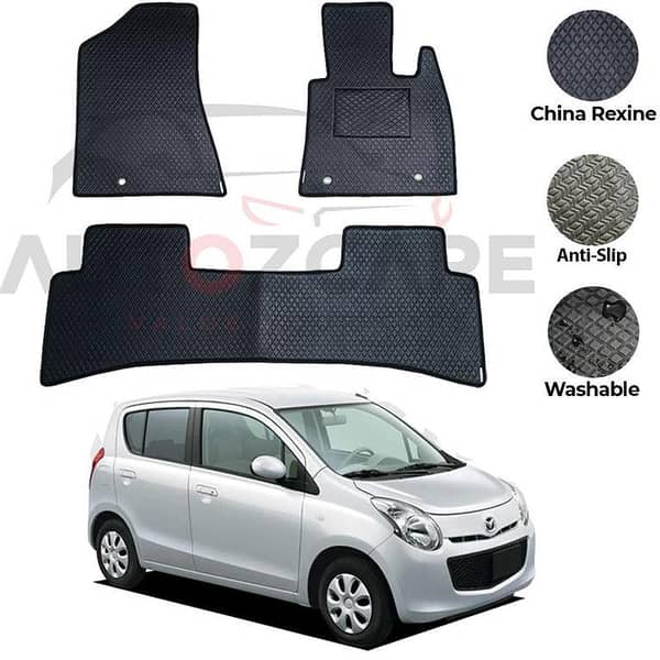 Mazda Carol China Rexine Floor Mat 3PCS - Model 2014-2025
